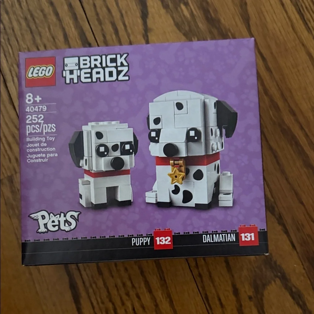 Lego brick headz set 40479 puppy 132. 242 pieces new and sealed in box retired